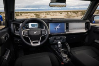 2021 Bronco First Edition black interior